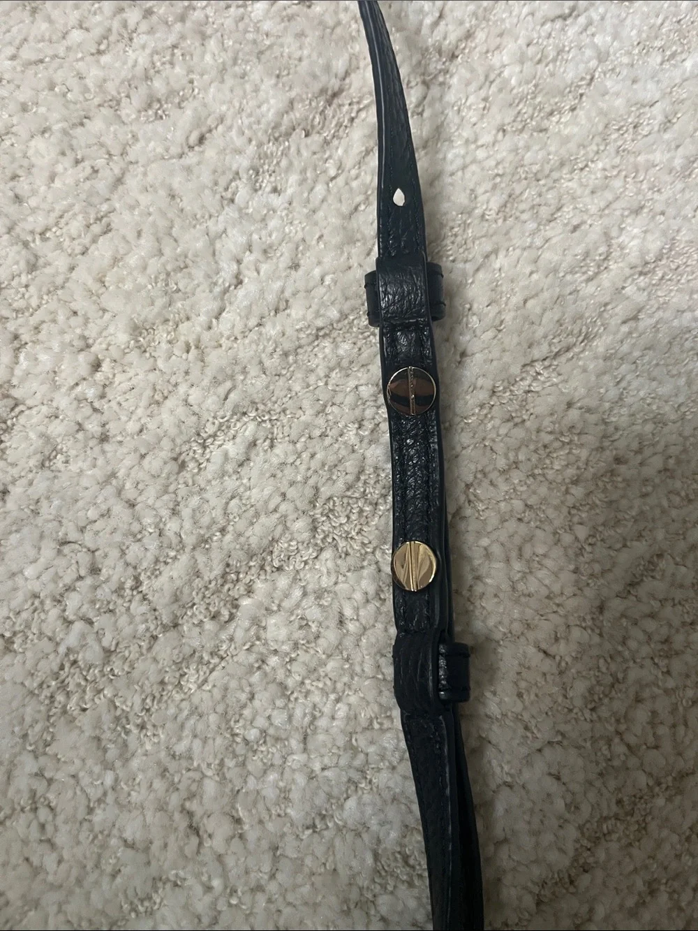 Tory Burch Women's Black Leather Crossbody Bag with Gold Accent